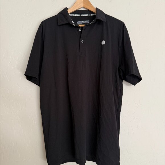 NEW Men's Dixxon Athletic Premium Polo Size XL Black - Picture 2 of 7